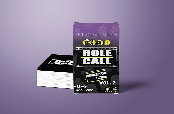 CP TIME Role Call: Blackbuster Edition - Movie Trivia Game for Adults Black Culture Games Family Fun Great for Family Game Nights! (Volume 2)