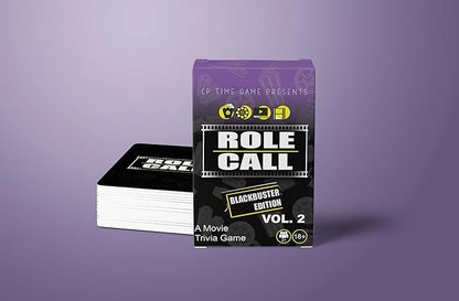 CP TIME Role Call: Blackbuster Edition - Movie Trivia Game for Adults Black Culture Games Family Fun Great for Family Game Nights! (Volume 2)