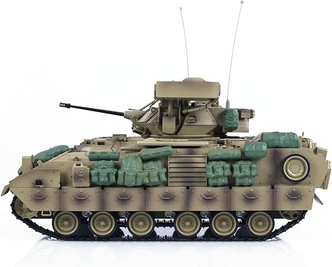 TOUCAN RC HOBBY US in Stock Tongde 1/16 RC Tanks M2A2 Bradley Infrared Barrel Recoil Electric Toy Model No BB Shooting Function