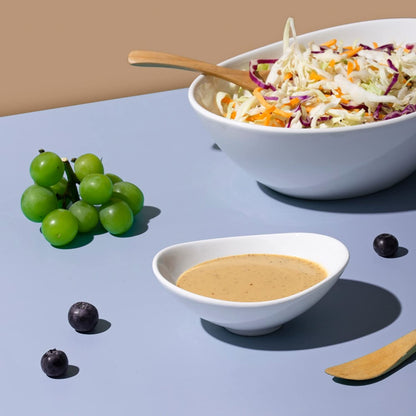 LIFVER Dipping Bowls, 3 oz White Dip Bowl Set of 8, Mini Charcuterie Board Bowls, Soy Sauce Dishes for BBQ and Dinner Party, Housewarming Gifts