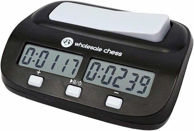 Wholesale Chess Basic Club Complete Chess Set with Scorebook and Clock (Blue)
