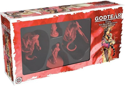 SFG Steamforged Games Godtear The Board Game Bundle: Halftusk Sneaky PEET Helena and Keera Expansion (4 Items)