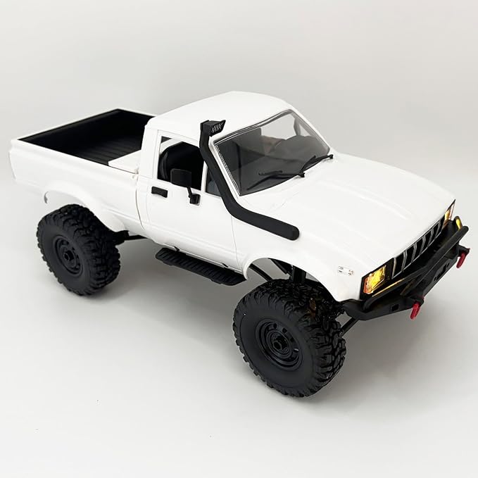 WPL C24-1 RC Rock Crawler 4x4 RC Truck Off Road 1/16 RC Crawler Remote Control Truck Pickup RTR All Terrain 2.4 GHz with Proportional Throttle Steering Independent Suspension for Adults