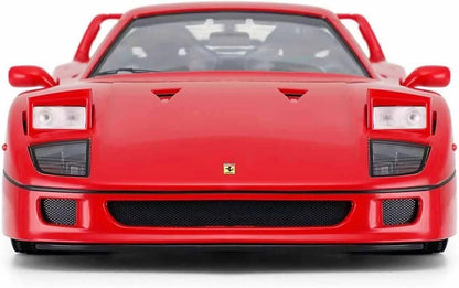 Radio Remote Control 1/14 Scale Ferrari F40 Licensed RC Model Car w/Front Light Controller Open/Close(Red)unisex-children