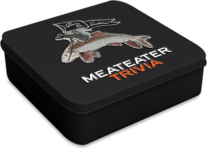 MeatEater Trivia Board Game - Hunting Fishing &amp Outdoor Knowledge Quiz Game with 800 Questions Great for Family Game Night Barbeques &amp Parties