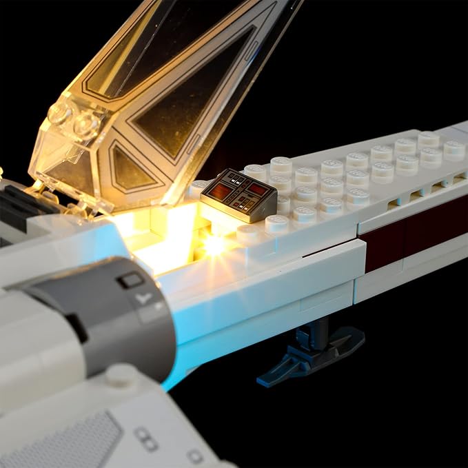 BRIKSMAX Led Lighting Kit for LEGO-75301 Luke Skywalker's X-Wing Fighter - Compatible with Lego Star Wars Building Blocks Model- Not Include Lego Set