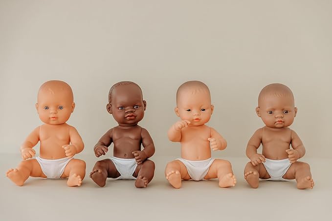 Miniland Realistic Baby Doll with Anatomically Correct Features Reborn Baby Dolls Cute Scented Body with Vanilla Perfume Comes in Polybag 12 5/8 inches Tall | Caucasian Boy