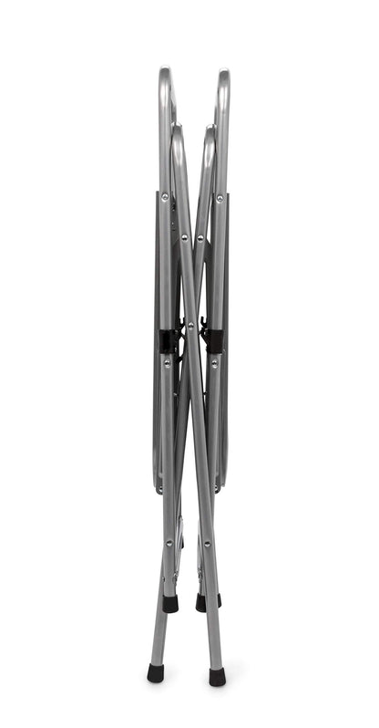 Camco Olympian Deluxe Portable Grill Table - Provides Plenty of Room for Grilling Gear While Camping - Folding Grilling Table Collapses for Compact Storage - Supports Up to 100lb (57293)