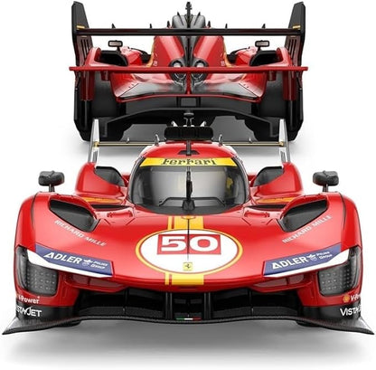 RASTAR RC Car 1/14 Scale 2.4Ghz Remote Control Car for Ferrari 499P #50 Le Mans Champion Racing R/C Toy Car Model Vehicle