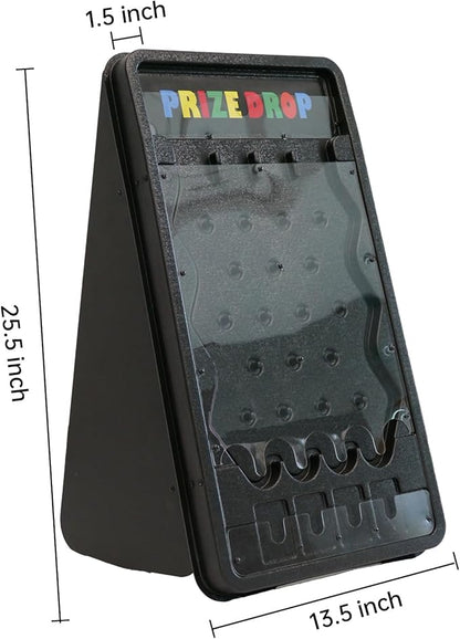 iElyiEsy 25x14 Prize Drop Plinko Board Game Set Featuring 8 Personalizable Playing Pucks. A for Family Get - Togethersand Carnival - Style Events - Mini Collapsible Tabletop Plinko Game Drop