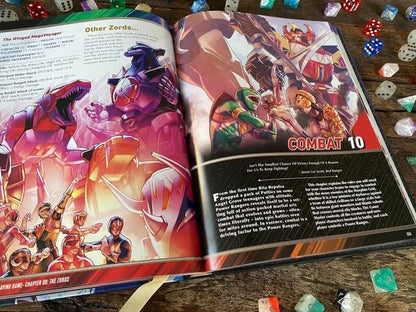 Renegade Game Studios Power Rangers RPG Core Rulebook: Full-Color Hardcover Tabletop Roleplaying Game