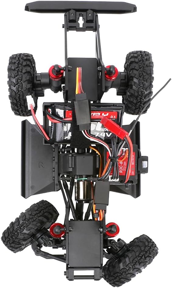 Redcat Racing Ascent-18 Scout II Brushless 1/18 Scale RC Crawler 4WD Remote Control Car Aluminum Chassis Red/Gold Dust