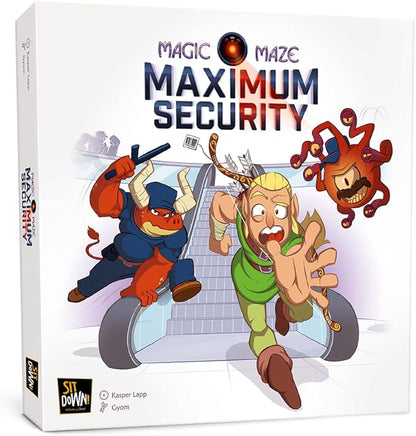 Sit Down! Magic Maze: Maximum Security Strategy Board Game Customize Your Magic Maze Experience For 1 to 8 Players Ages 8 and up