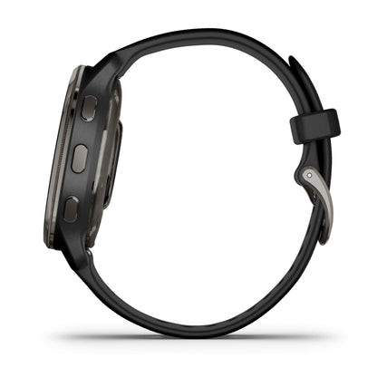 Garmin Venu 2 Plus, GPS Smartwatch with Call and Text, Advanced Health Monitoring and Fitness Features, Slate with Black Band