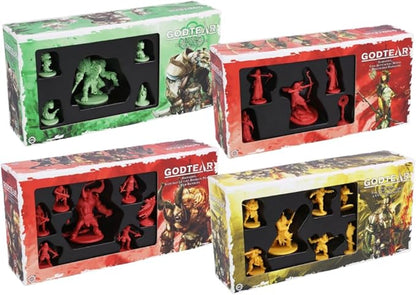 SFG Steamforged Games Godtear The Board Game Bundle: Raith'Marid Lorsann Rangosh and Blackjaw Expansion (4 Items)
