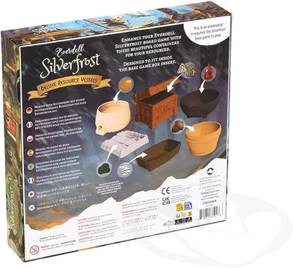 Everdell Silverfrost Deluxe Resource Vessels – Premium 3D Component Holders Upgraded Board Game Accessories Holders for Resources &amp Tokens