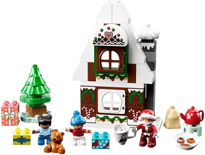 Lego® DUPLO® Santa's Gingerbread House 10976 Building Toy Christmas Playset for Preschoolers and Kids Aged 2+