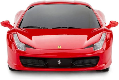 RASTAR Remote Control Car - 1/24 Scale Ferrari 458 Italia Model Toy Car - Red