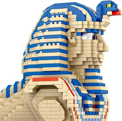 Great Sphinx Egypt Building Blocks Set (2732Pcs) Famous World Architecture Educational Toys Micro Bricks for Kids Adults