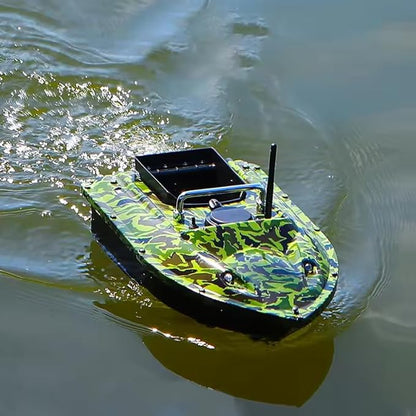 RC Bait Boat for Fishing – 547-Yard Range 2KG Load Auto Return Long Battery Life – Perfect for Carp Fishing (Camo Green)
