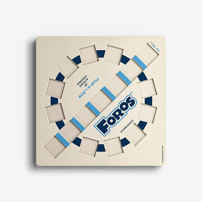Foros 3D Board Game | Strategic Wooden Game with Unique Play | Family Game for Kids &amp Adults | Fun Entertainment for Game Night | Fast Paced Easy to Learn Multiplayer | MESH Accredited Award Win