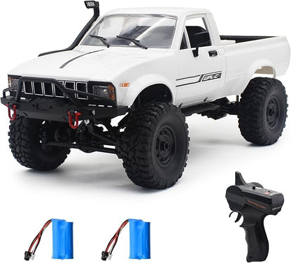 Mostop RC Crawler 1/16 Scale 4WD Offroad Rock Crawler Climbing Vehicle RC Truck Toys C24-1 Throttle &amp Steering Control Pickup Truck 2.4Ghz Remote Control Children RC Car for Kids