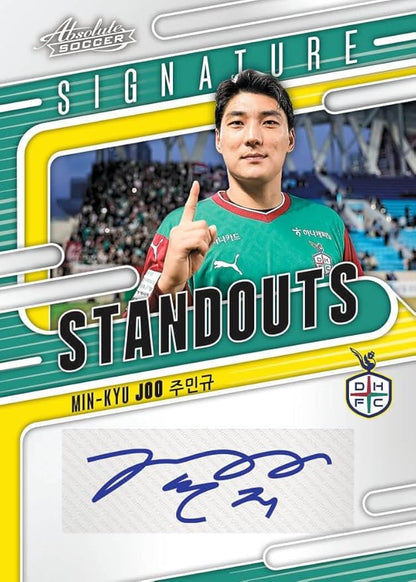 2025 Panini Absolute K League Soccer Hobby Trading Card Box (3 Autograph or Memorabilia Cards Per Box)