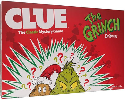 CLUE: The Grinch Classic Mystery Board Game Solve the Holiday Theft in Whoville with Cindy-Lou &amp More Discover Who Where and What was Taken Officially Licensed Dr. Seuss Merchandise