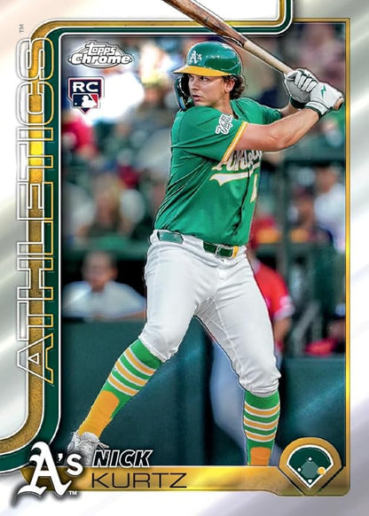 Topps 2025 Chrome Baseball Update Series Value Blaster Box