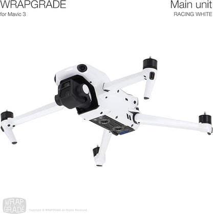 WRAPGRADE Skin Compatible with DJI Mavic 3 Pro (Racing White)