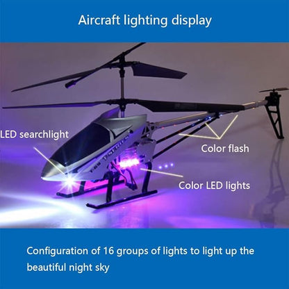 75cm Large 2.4G Remote Control Aircraft Anti-Fall Rc Helicopter Drone Model Outdoor Alloy RC Aircraft Easy to Learn Good Operation for Adult Kids Toy Xmas Gift(2 Batteries)