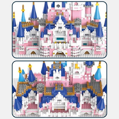 3008 Pcs Castle Architecture Mini Building Blocks Set for Adults – Micro Building Bricks Model Kit – Educational Architecture Model – Ages 14+