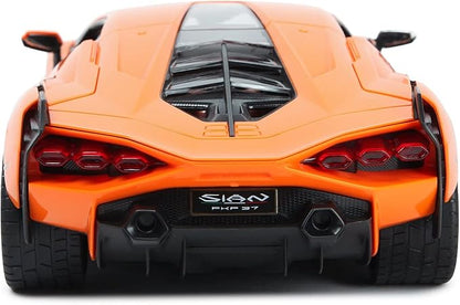 RASTAR RC Car 1/14 Scale 2.4Ghz Lamborghini Sian FKP 37 Radio Remote Control R/C Toy Car Model Vehicle (Orange)