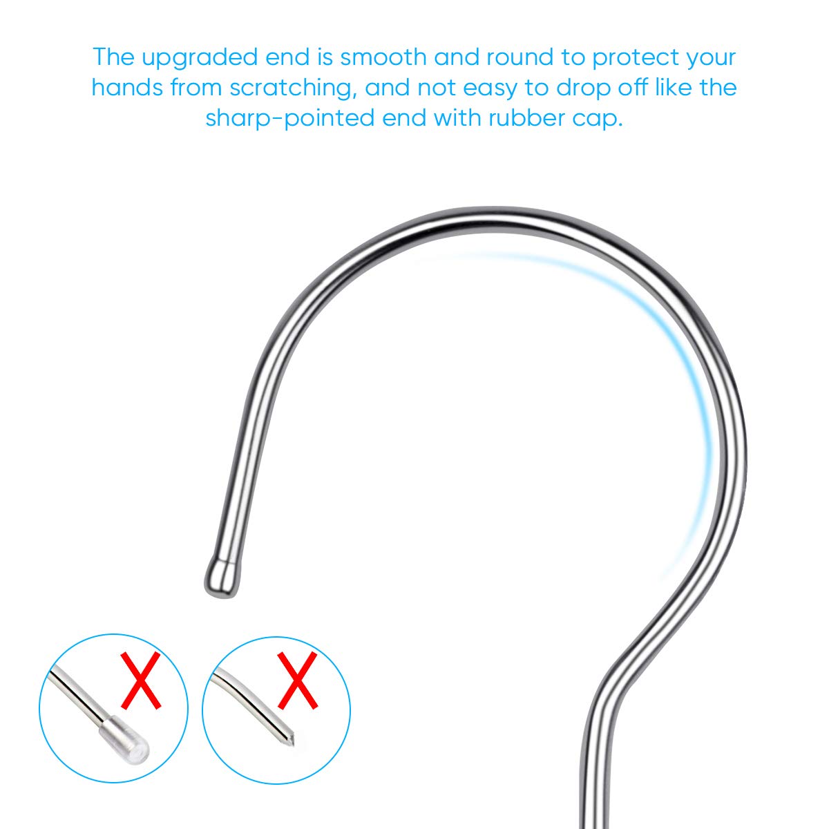 Fayleeko Wire Coat Hangers 40 Pack Strong Heavy Duty Stainless Steel Metal Ultra Thin Space Saving Clothes Hangers 16.5 Inch