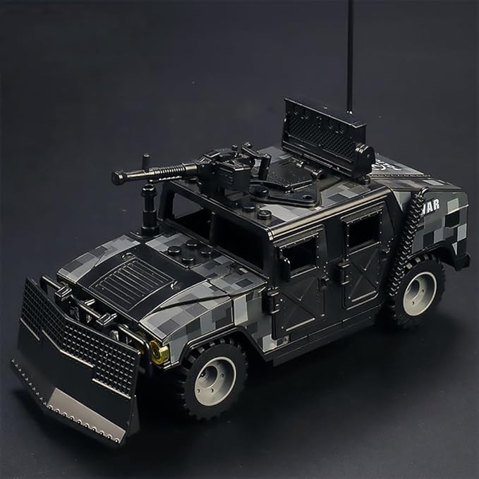 Military Vehicles Building Blocks Sets Compatible with Lego Military Off-Road Vehicle Set Army Model Kit STEM Toys for Boys Kids and Teens Ages 8-14(Black)