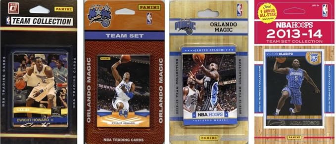 NBA Orlando Magic 4 Different Licensed Trading Card Team Sets