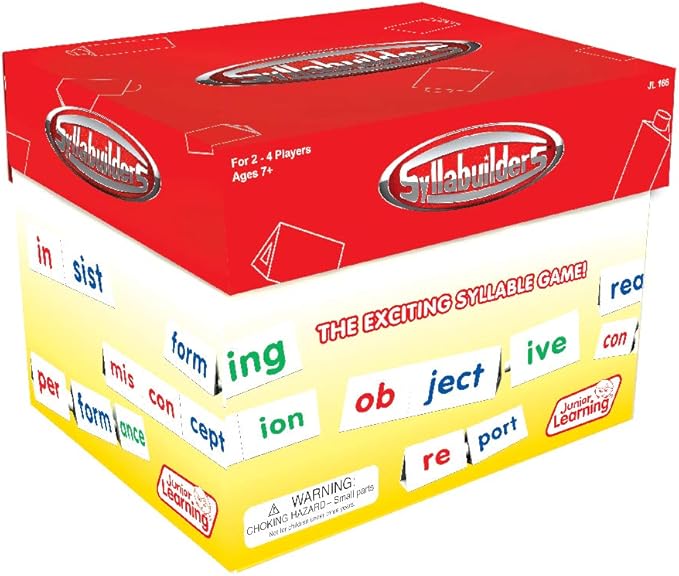 Junior Learning Syllabuilders Board Games Multi Medium