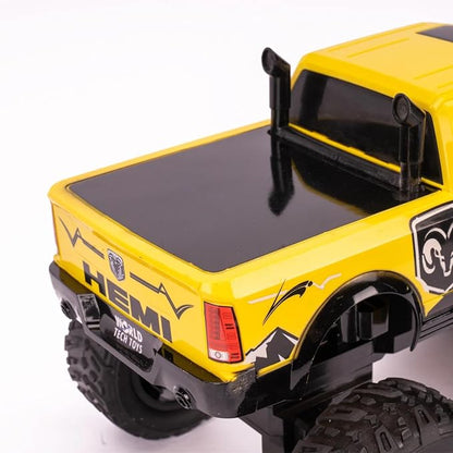 World Tech Toys Dodge Ram 2500 1:14 Scale RC Monster Truck – Officially Licensed - Electric Powered All Terrain RC Truck - Full-Function Radio Control - Kids 6+ (Yellow)