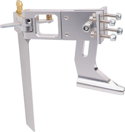 110mm Aluminum Alloy Water Absorbing Steering RC Boat Rudder with 4mm Shaft Axle Strut Mount Bracket Kit HolderDual Water Pickup