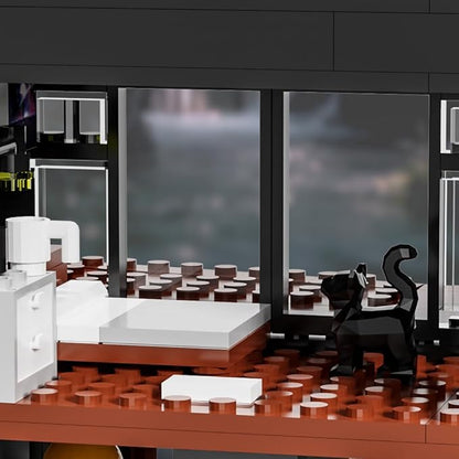 Romance Films Fans Architecture BlocksHouse Building Set House Present for Adult Halloween Christmas Valentine (979Pcs Mini Bricks)