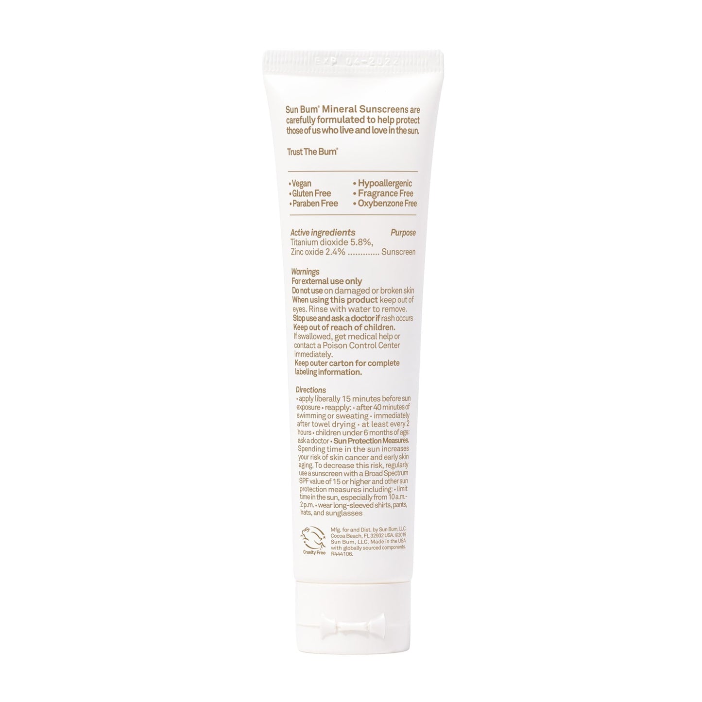 Sun Bum Mineral SPF 30 Tinted Face Sunscreen - Matte Primer - Broad Spectrum Moisturizing Sunscreen with Vitamin E - Hawaii 104 Act Compliant (Without Octinoxate & Oxybenzone) - Travel Friendly 1.7 oz