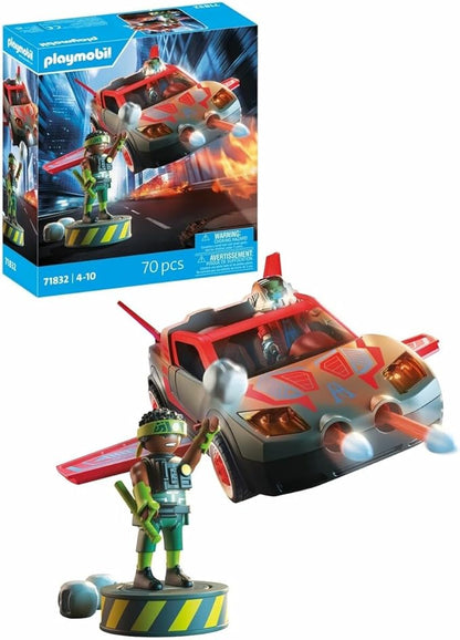 Playmobil Hero with Vehicle