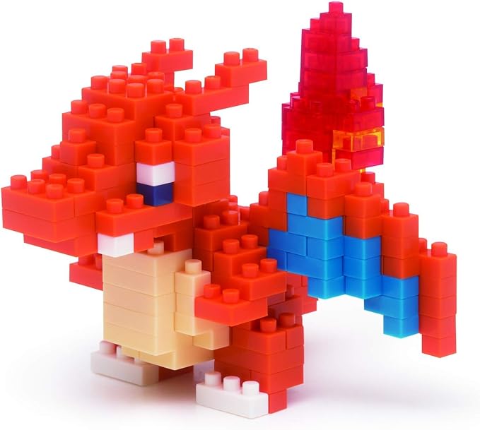 Nanoblock - 2 Sets Bundle - Charizard (Lizardon in Japan) and Gengar - Adjustable Pokemon Characters (Japan Import)