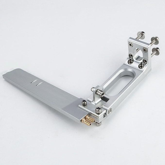 RC Boat 160mm Water-Absorbing Rudder (Double Water-Absorbing) Remote Control Boat Steering Metal Rudder Gasoline Boat Rudder