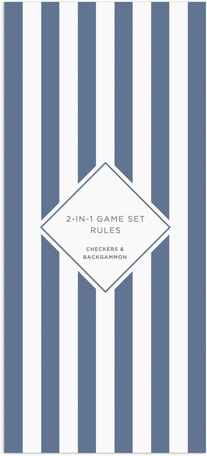 Galison Gray Malin The Beach 2 in 1 Game Set Checkers and Backgammon – Perfect for Game Night – Features Iconic Gray Malin Photography Sturdy Storage Box Included Makes a Great Gift Idea