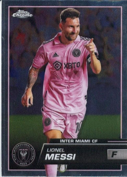 2023 Topps Chrome Major League Soccer - MLS - #58 Lionel Messi Inter Miami CF Soccer Card - Sportscard Superstore