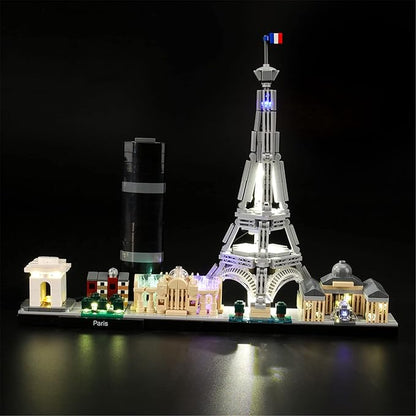 LIGHTAILING Light for Lego-21044 Architecture Paris- Led Lighting Kit Compatible with Lego Building Blocks Model - NOT Included The Model Set