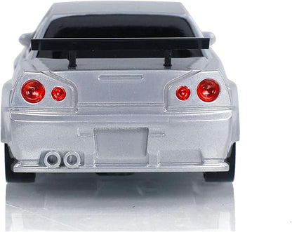 TOUCAN RC HOBBY 1/43 Ready to Run Race Car Gyro Drift Car 4WD Traffic Cones Mini Toy for Men