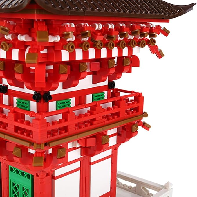 2409Pcs Kiyomizu Temple Japan Building Set World Landmark Architecture Model Collectible Toy for Kids and Adults