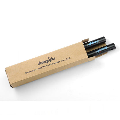 bayite Ferro Rods 1/2" X 5'' XL Survival Fire Starter Drilled Flint Steel Ferrocerium Rod with Toggl